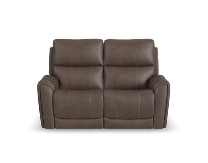 Flexsteel Industries Inc Carter Cappuccino Power Reclining Loveseat