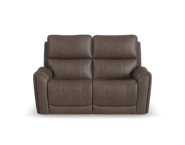 Flexsteel Industries Inc Carter Cappuccino Power Reclining Loveseat large image number 1