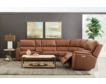 Flexsteel Henry Caramel 6-Piece Leather Power Reclining Sectional small image number 3