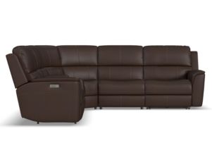 Flexsteel Henry Leather 6-Piece Power Reclining Sectional