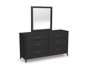 Flexsteel Waterfall Dresser with Mirror