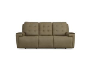 Flexsteel Industries Inc Iris Khaki Power Sofa