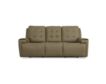 Flexsteel Industries Inc Iris Khaki Power Sofa small image number 1