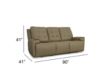 Flexsteel Industries Inc Iris Khaki Power Sofa small image number 8