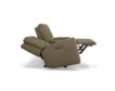 Flexsteel Industries Inc Iris Khaki Leather Power Console Loveseat small image number 4