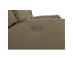 Flexsteel Industries Inc Iris Khaki Leather Power Console Loveseat small image number 6