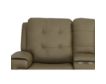 Flexsteel Industries Inc Iris Khaki Leather Power Console Loveseat small image number 7