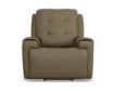 Flexsteel Industries Inc Iris Khaki Leather Power Recliner small image number 1