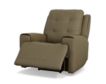 Flexsteel Industries Inc Iris Khaki Leather Power Recliner small image number 3