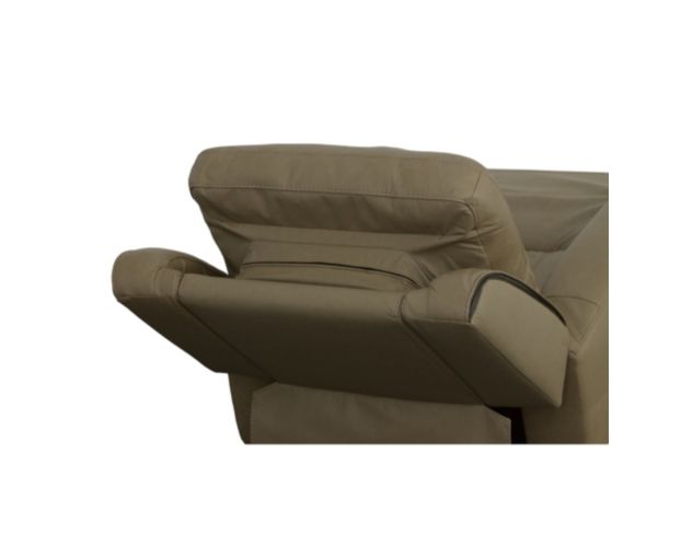 Flexsteel Industries Inc Iris Khaki Leather Power Recliner large image number 6