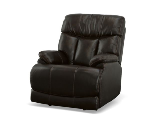 Flexsteel Industries Inc Clive Bison Leather Power Recliner large image number 1