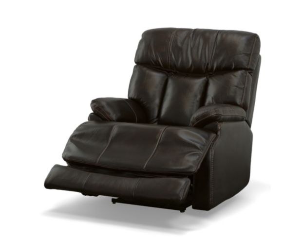 Flexsteel Industries Inc Clive Bison Leather Power Recliner large image number 2