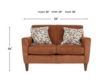 Flexsteel Industries Inc Digby Henna Loveseat small image number 6