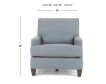 Flexsteel Industries Inc Lloyd Blue Accent Chair small image number 6