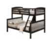 Furniture Of America Brookings Dark Walnut Twin Over Full Bunk Bed small image number 1