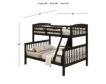 Furniture Of America Brookings Dark Walnut Twin Over Full Bunk Bed small image number 3