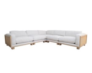 Furniture Of America Arendal Beige 5-Piece Sectional