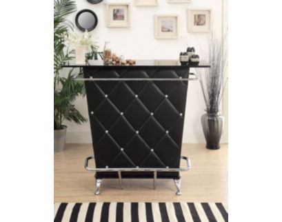 Furniture Of America Fuero Black Bar