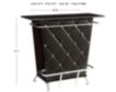 Furniture Of America Fuero Black Bar small image number 4