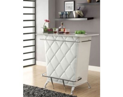 Furniture Of America Fuero White Bar