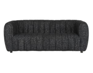 Furniture Of America Aversa Black Boucle Sofa