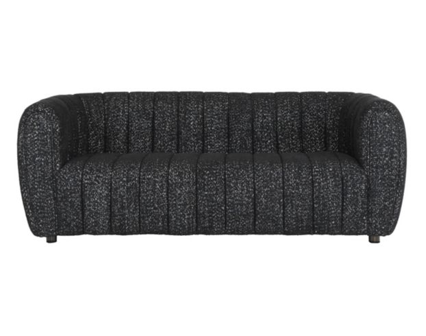 Furniture Of America Aversa Black Boucle Sofa large image number 1