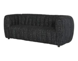 Furniture Of America Aversa Black Boucle Sofa