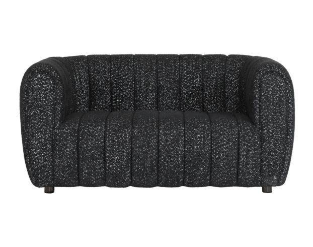 Furniture Of America Aversa Black Boucle Loveseat large image number 1