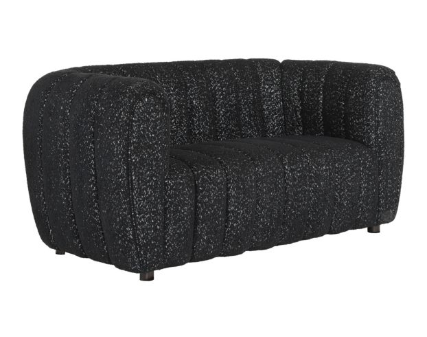 Furniture Of America Aversa Black Boucle Loveseat large image number 5