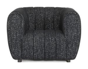 Furniture Of America Aversa Black Boucle Accent Chair