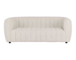 Furniture Of America Aversa White Boucle Sofa