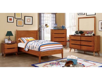 Furniture Of America Lennart Oak Full Bed