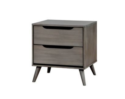 Furniture Of America Lennart Gray Nightstand