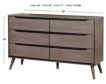 Furniture Of America Lennart Gray Dresser small image number 3