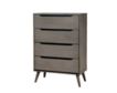 Furniture Of America Lennart Gray Chest small image number 1