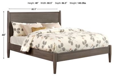 Furniture Of America Lennart Gray King Bed