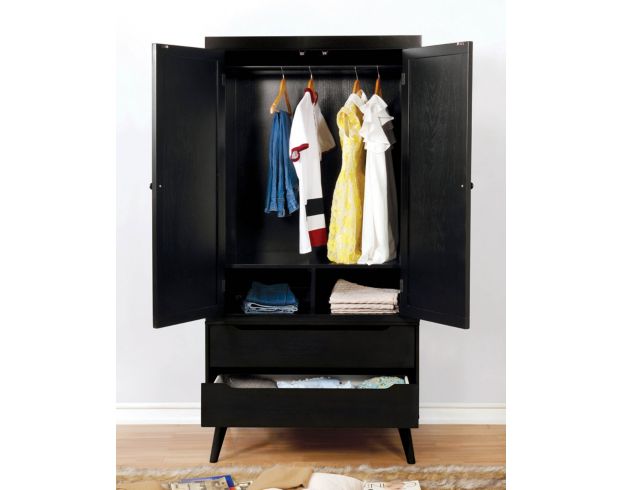 Furniture Of America Lennart Black Armoire large image number 3