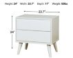 Furniture Of America Lennart White Nightstand small image number 4