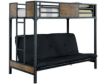 Furniture Of America Clapton Twin Over Futon Bunk Bed small image number 1
