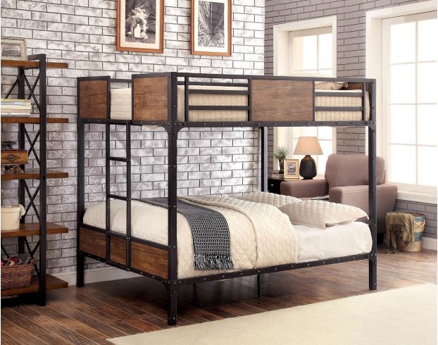 Furniture Of America Clapton Full over Full Bunk Bed large image number 2