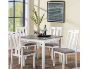 Furniture Of America Dunseith 5-Piece Counter Set