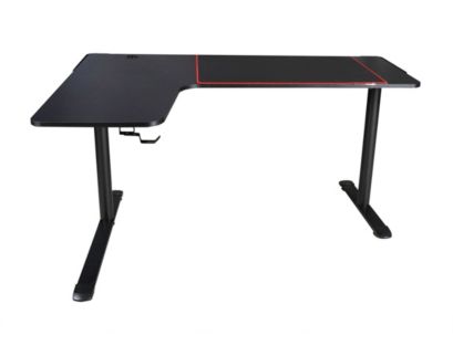 Furniture Of America Good Game Black Corner Gaming Desk