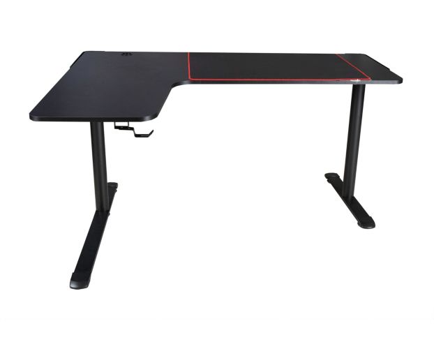 Furniture Of America Good Game Black Corner Gaming Desk large image number 2