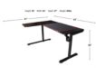 Furniture Of America Good Game Black Corner Gaming Desk small image number 5