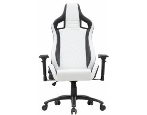 Furniture Of America Good Game White and Black Racing Gaming Chair