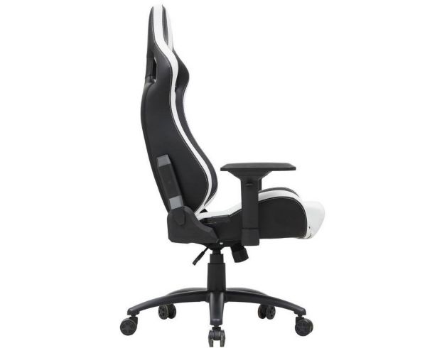 Furniture Of America Good Game White and Black Racing Gaming Chair large image number 3