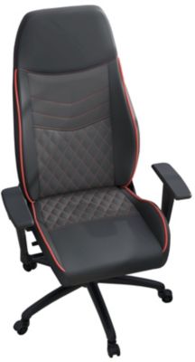 Furniture Of America Good Game Black and Red Gaming Chair | Homemakers