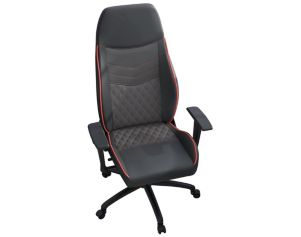 Furniture Of America Good Game Black and Red Gaming Chair