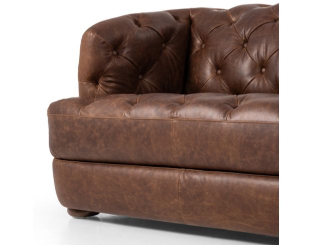 Four Hands Paul Raleigh Cigar Genuine Leather Sofa large image number 10