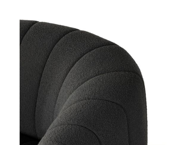 Four Hands Elliana Charcoal Boucle Swivel Chair large image number 9